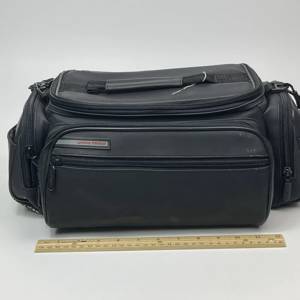 Motion Systems Camera Camcorder Faux Leather Carrying Case Bag Padded Pockets